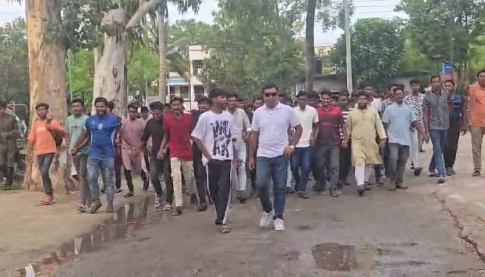 শৈলকুপায় জেলা ছাত্রদলের মতবিনিময় সভা, তমাল আহমেদের বিশাল কর্মী বহর নিয়ে যোগদান